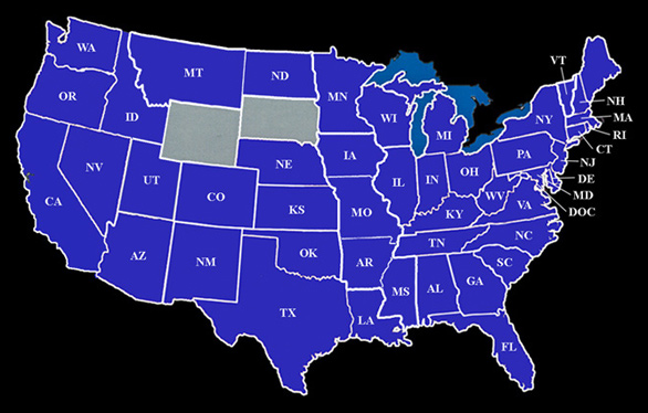 About Us Map